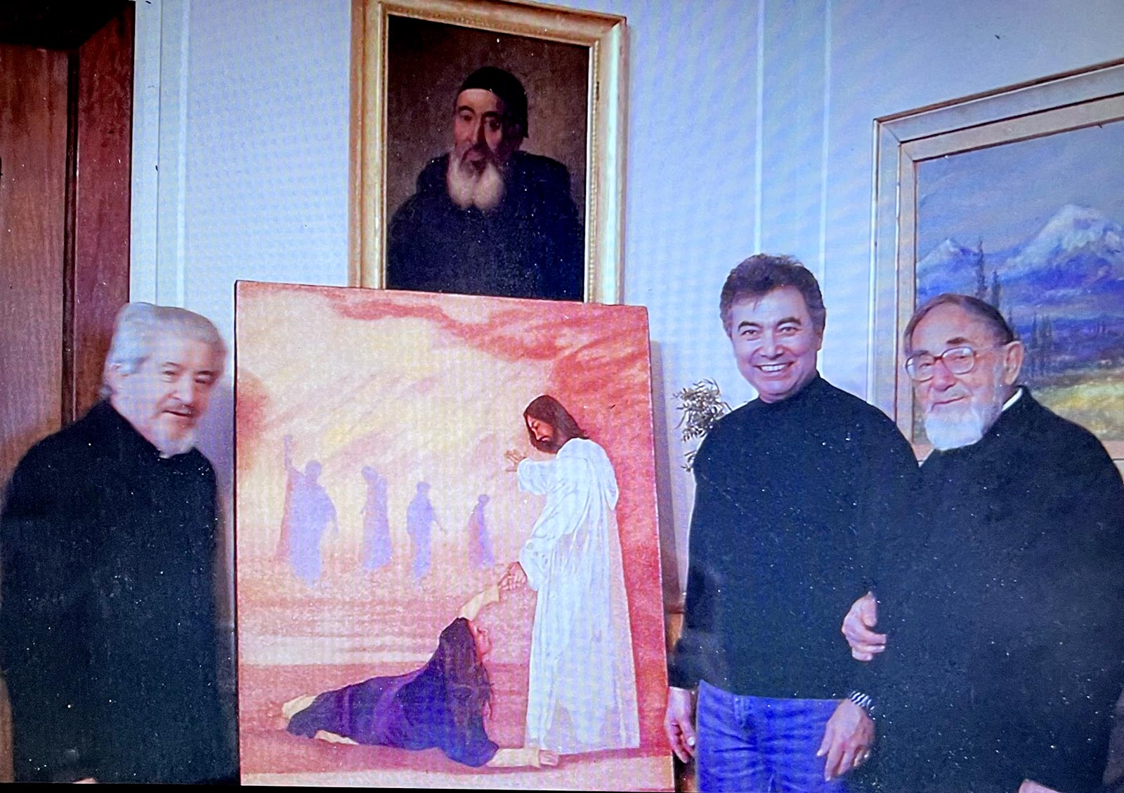 « Jésus chassant les marchands du temple », œuvre de Garo, Western Prelacy